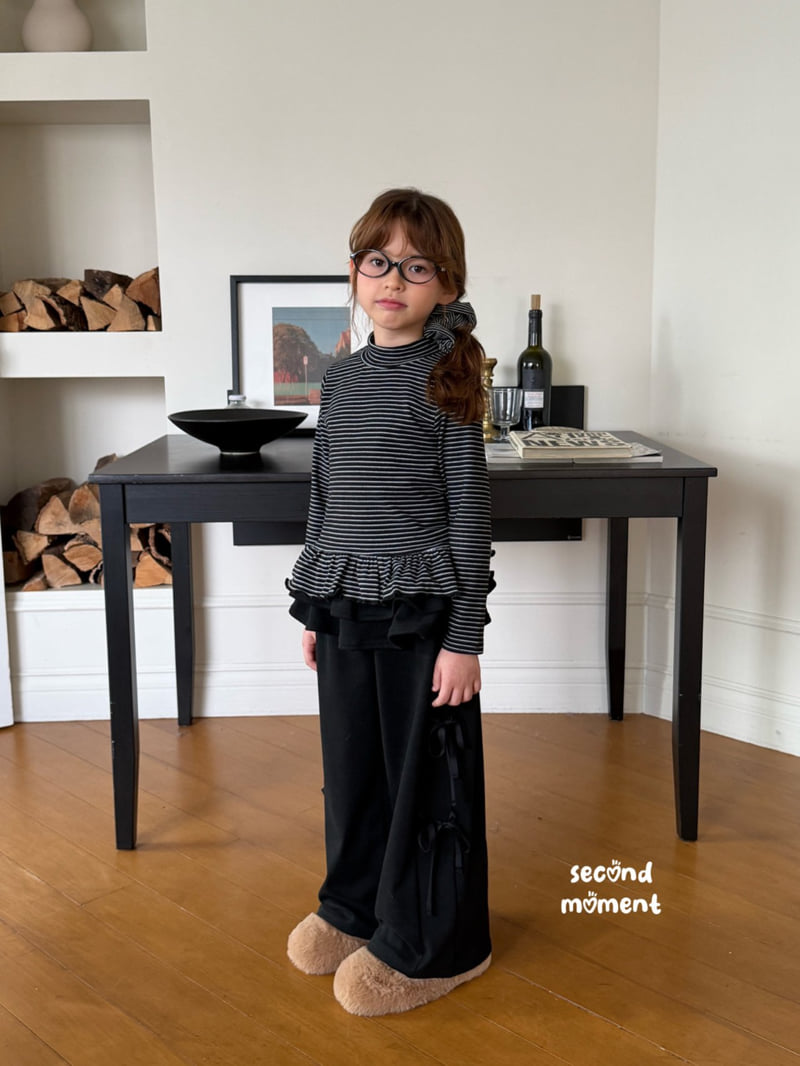 Second Moment - Korean Children Fashion - #Kfashion4kids - Frill Line Half Turtleneck - 5