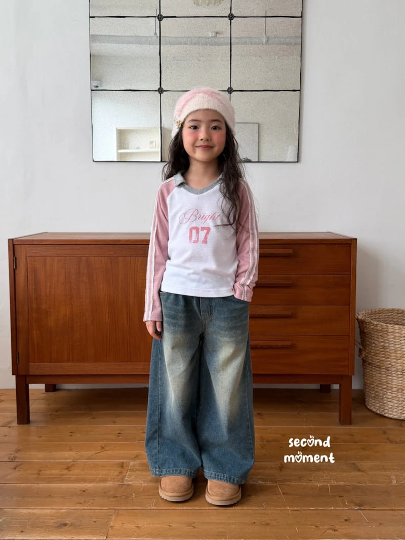 Second Moment - Korean Children Fashion - #Kfashion4kids - Bright Lace Collar Tee - 11