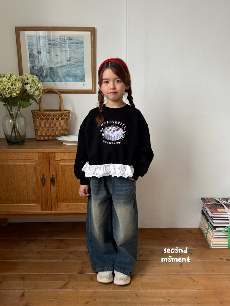 Second Moment - Korean Children Fashion - #prettylittlegirls - Cake Lace Sweatshirt - 4