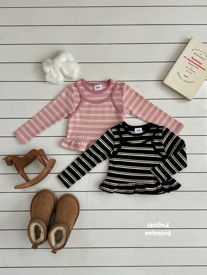 Second Moment - Korean Children Fashion - #childofig - Winter Candy Frill Tee - 3