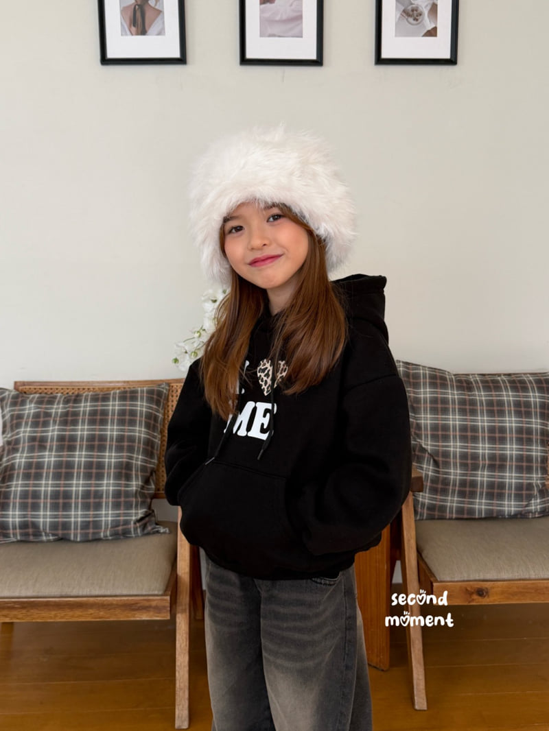 Second Moment - Korean Children Fashion - #childofig - Leo Heart Hoodie - 7