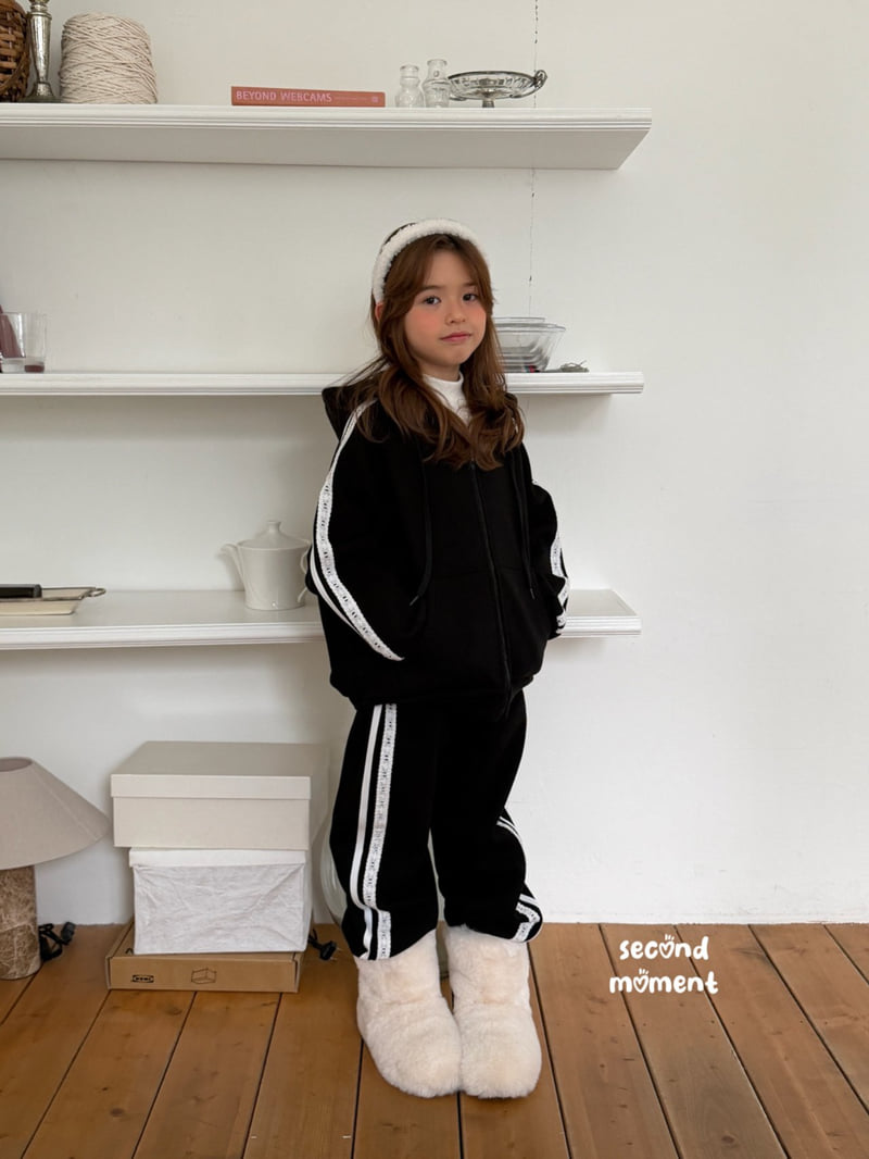 Second Moment - Korean Children Fashion - #childofig - Lovely Hoodie Zip-up - 6