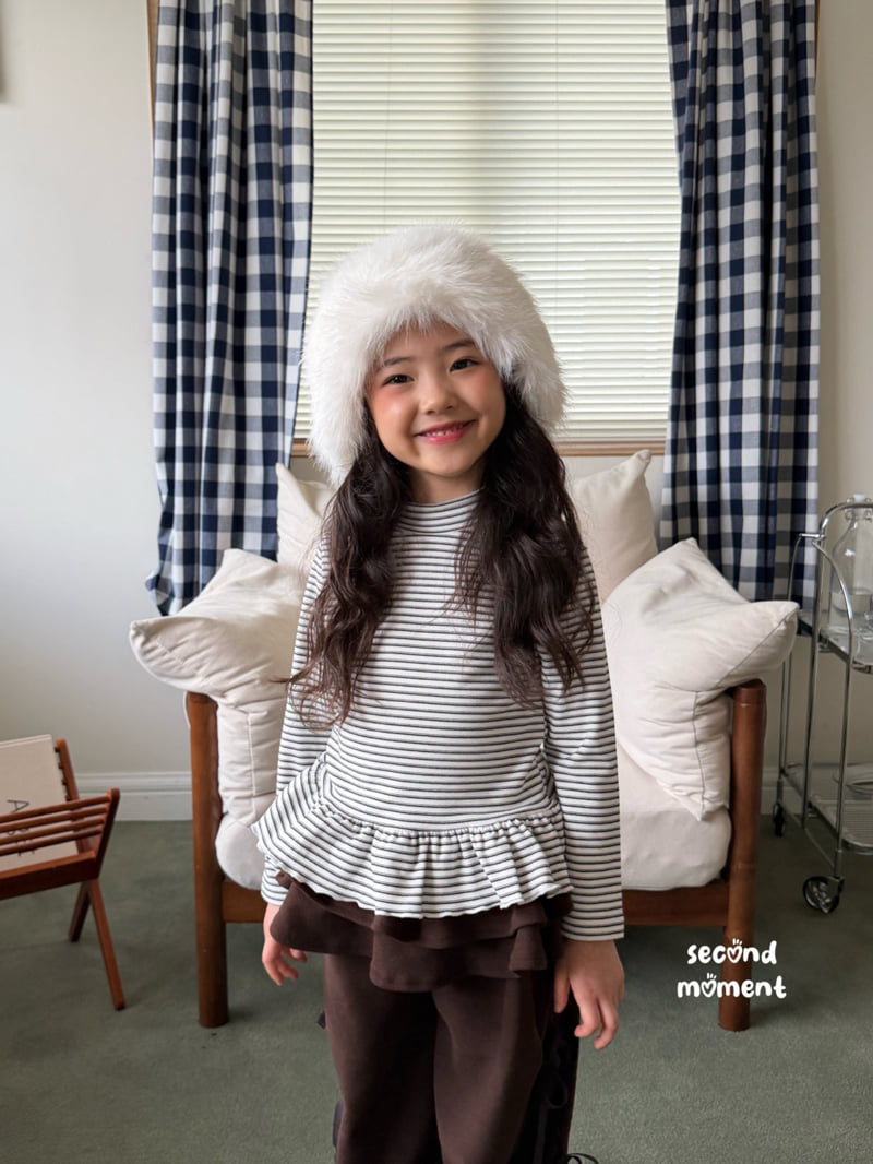 Second Moment - Korean Children Fashion - #childofig - Frill Line Half Turtleneck - 10