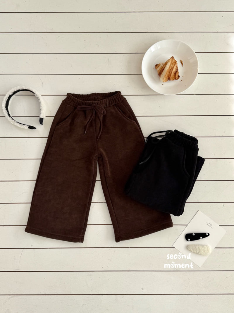 Second Moment - Korean Children Fashion - #childofig - Mocha Wide Pants