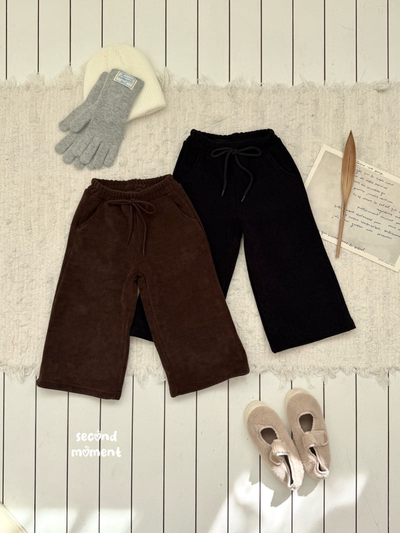 Second Moment - Korean Children Fashion - #childofig - Mocha Wide Pants - 2