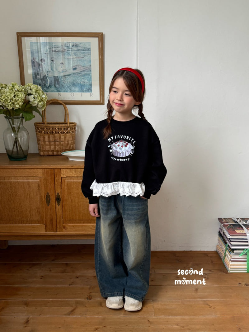 Second Moment - Korean Children Fashion - #childrensboutique - Cake Lace Sweatshirt - 6