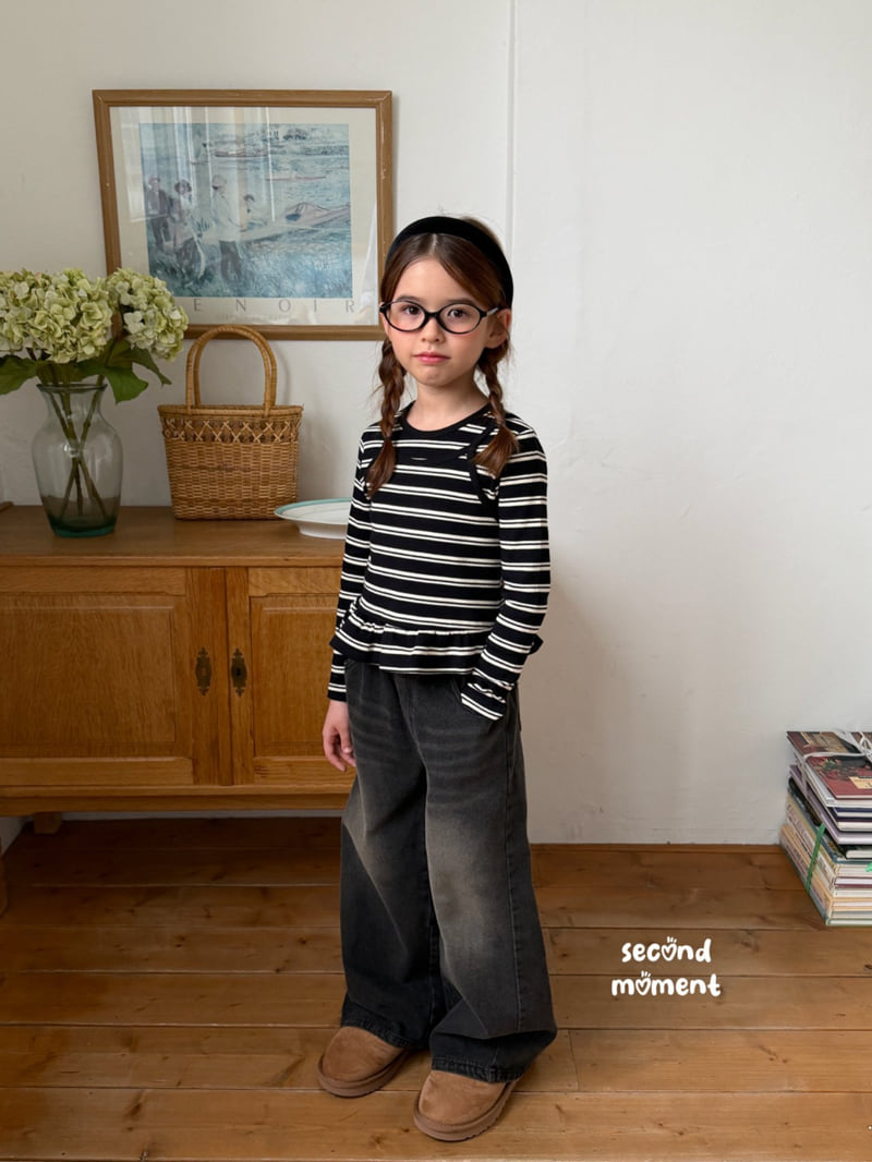 Second Moment - Korean Children Fashion - #childofig - Winter Candy Frill Tee - 4