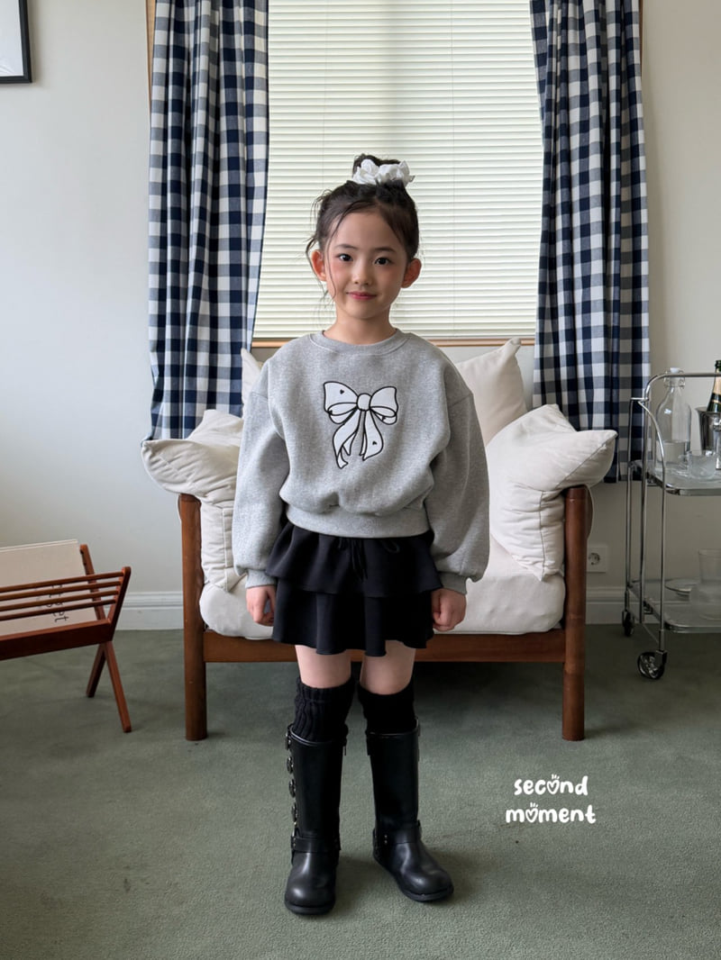 Second Moment - Korean Children Fashion - #childrensboutique - Ribbon Heart Sweatshirt - 12