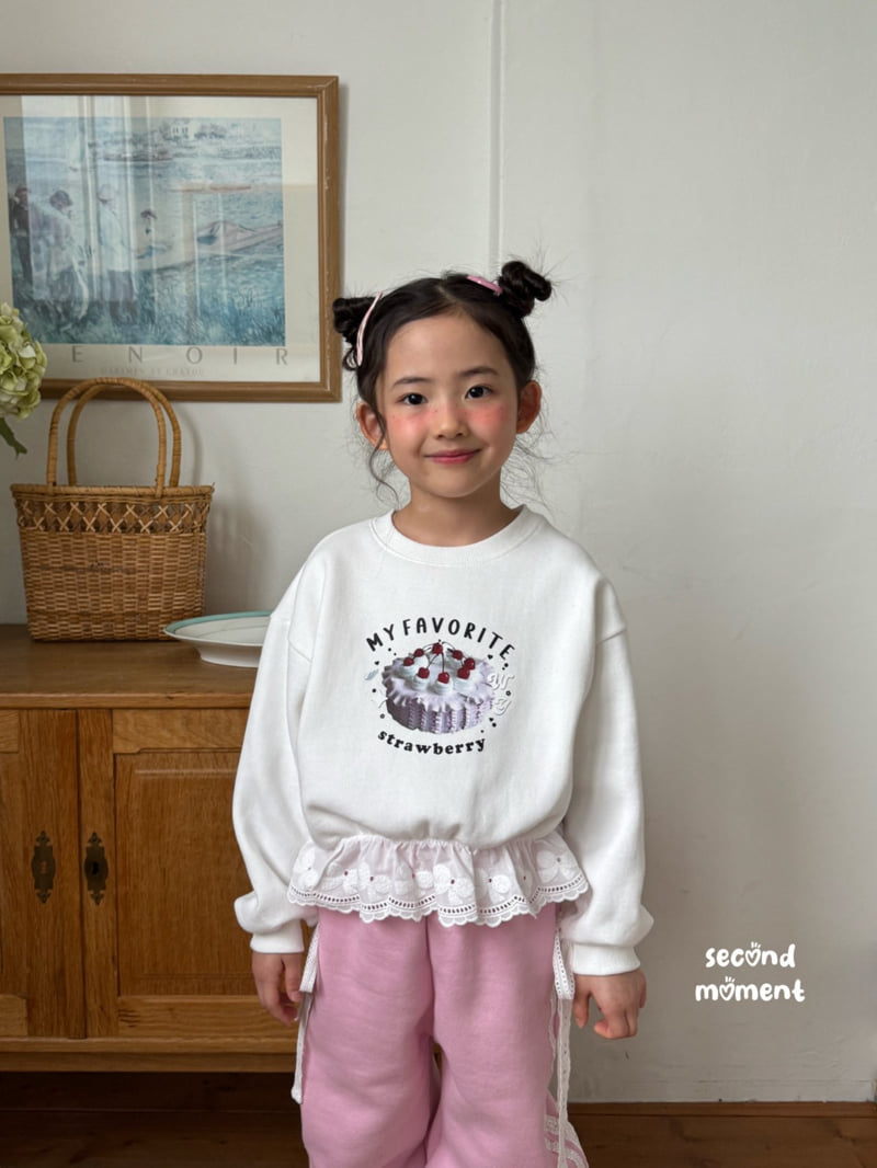 Second Moment - Korean Children Fashion - #childrensboutique - Lace Ribbon Jogger Pants - 5