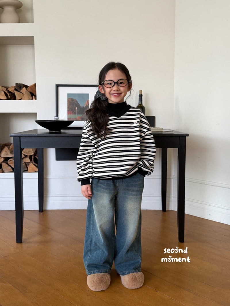 Second Moment - Korean Children Fashion - #childofig - French V Sweatshirt - 4