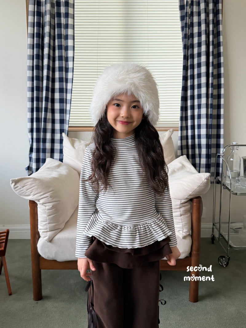 Second Moment - Korean Children Fashion - #childrensboutique - Frill Line Half Turtleneck - 12
