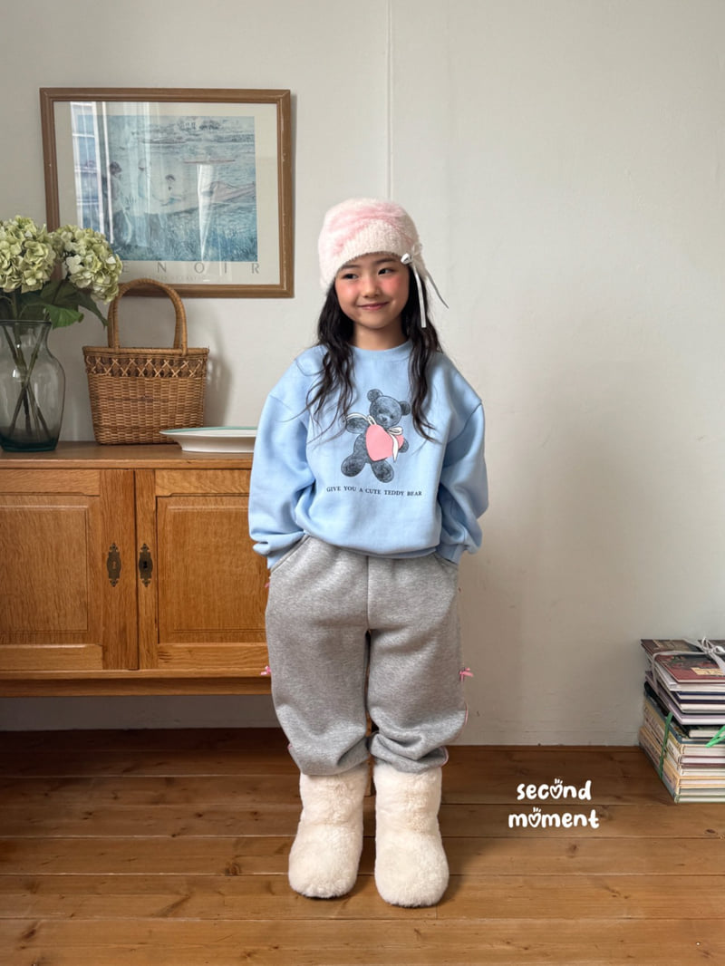 Second Moment - Korean Children Fashion - #childrensboutique - Heart Bear Sweatshirt - 9