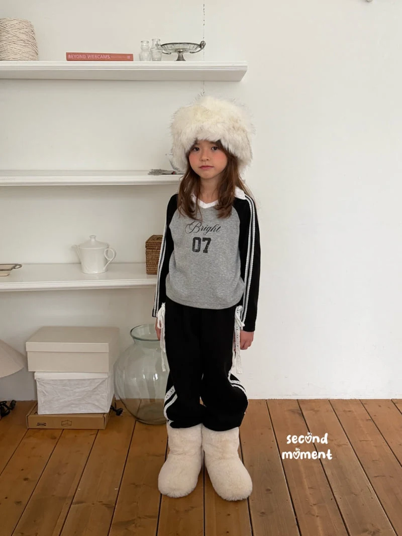 Second Moment - Korean Children Fashion - #childofig - Bright Lace Collar Tee - 4