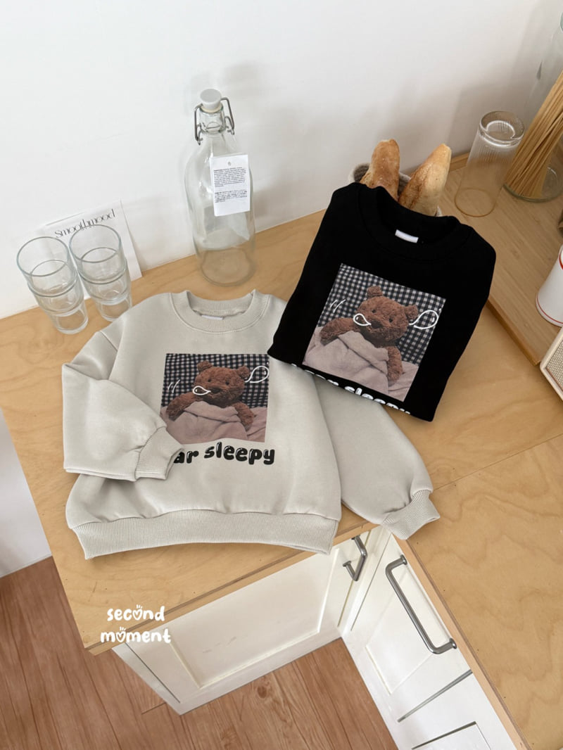 Second Moment - Korean Children Fashion - #childrensboutique - Sleepy Bear Sweatshirt