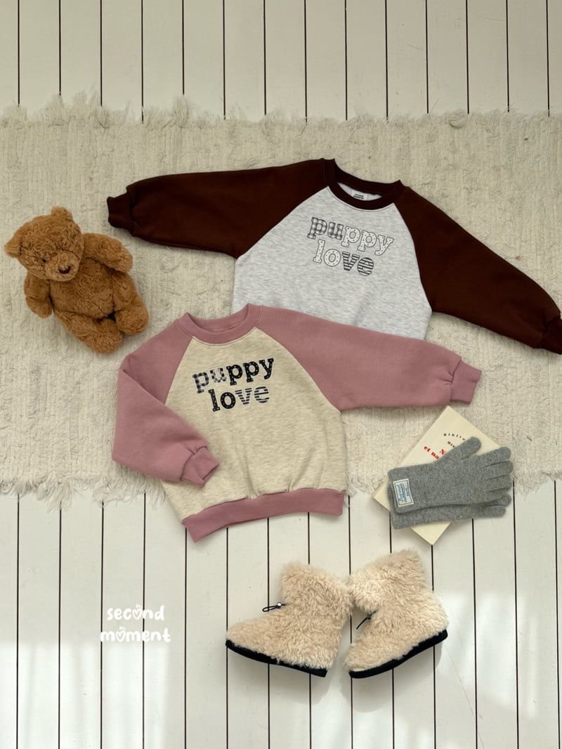 Second Moment - Korean Children Fashion - #designkidswear - Puppy Love Sweatshirt - 2
