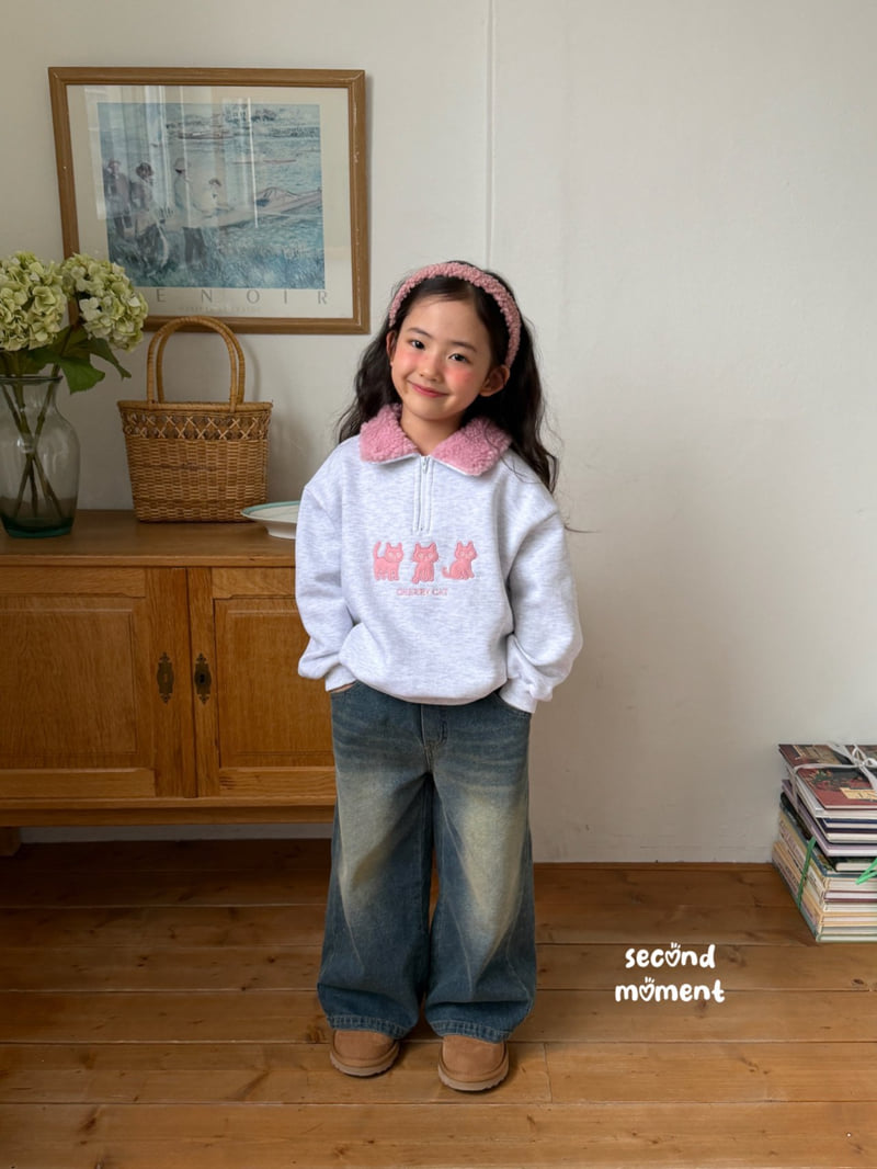 Second Moment - Korean Children Fashion - #designkidswear - Cherry Cat Fleece Anorak - 10