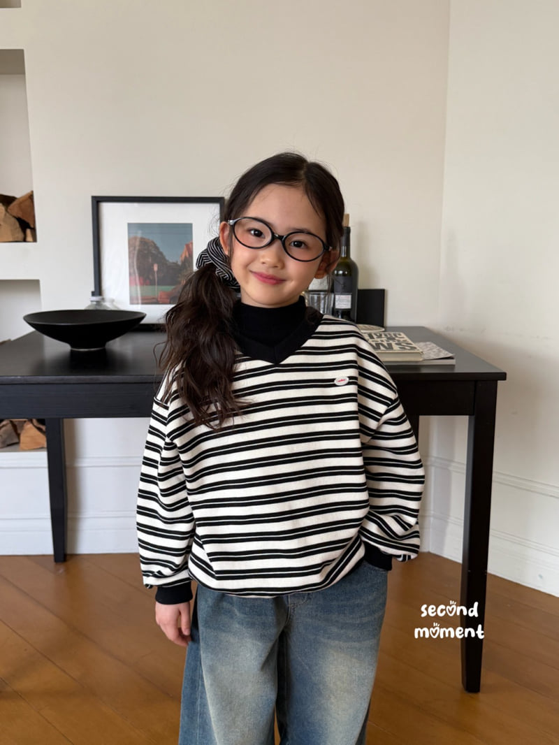 Second Moment - Korean Children Fashion - #designkidswear - French V Sweatshirt - 5
