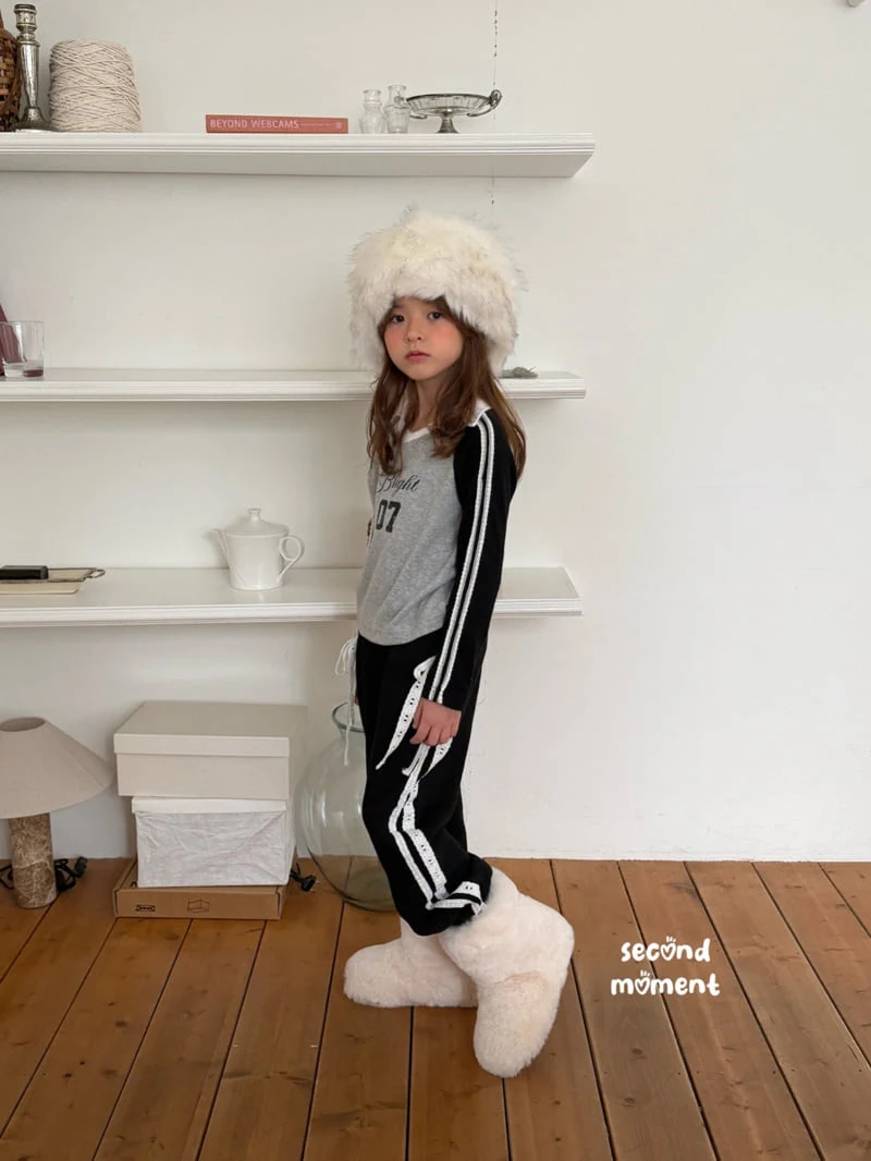 Second Moment - Korean Children Fashion - #designkidswear - Bright Lace Collar Tee - 5