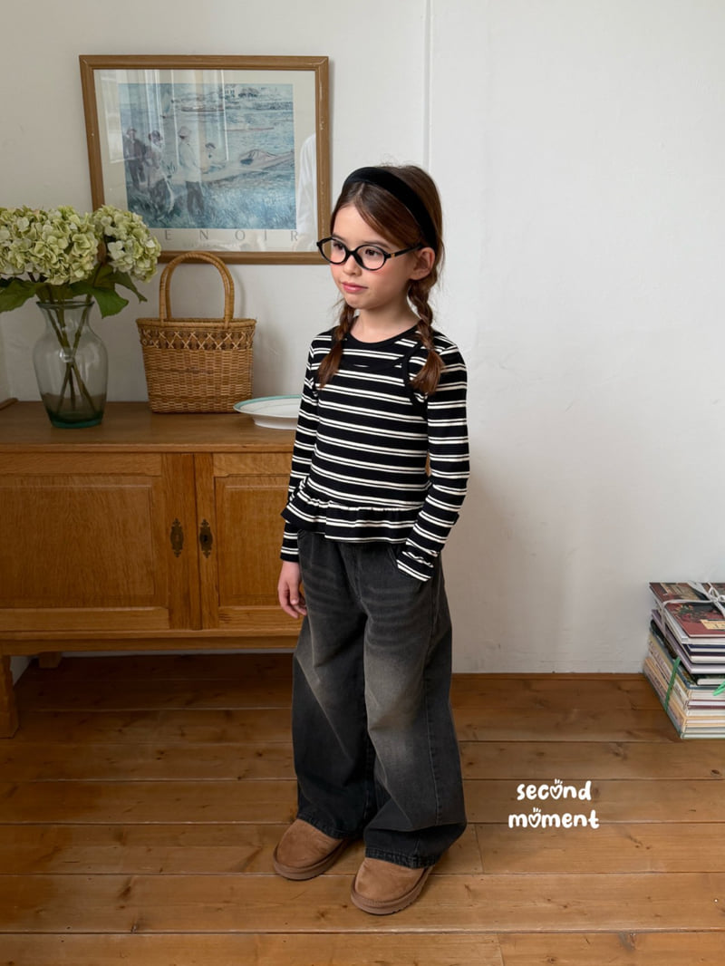 Second Moment - Korean Children Fashion - #discoveringself - Winter Candy Frill Tee - 6