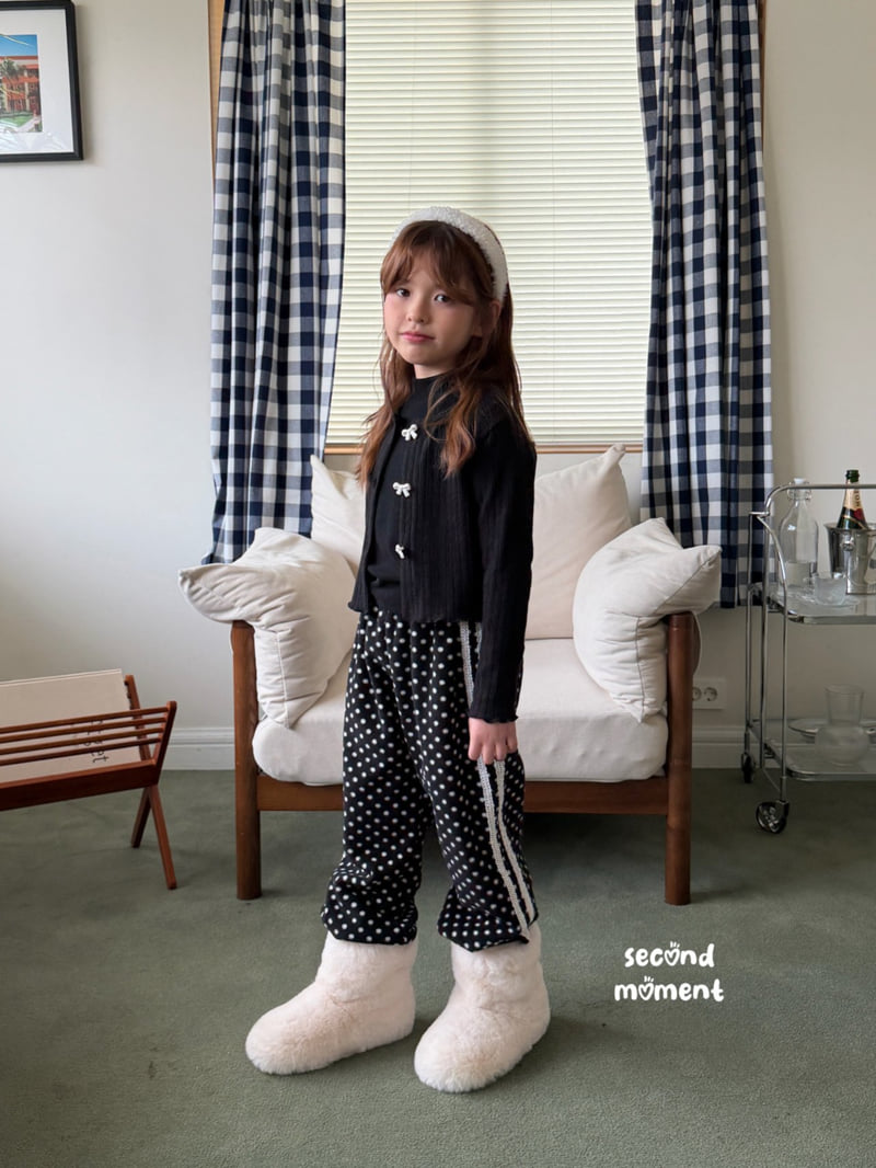 Second Moment - Korean Children Fashion - #discoveringself - Ribbon Rib Cardigan - 8