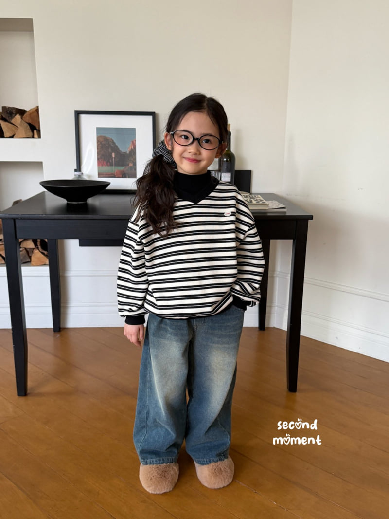 Second Moment - Korean Children Fashion - #discoveringself - French V Sweatshirt - 6