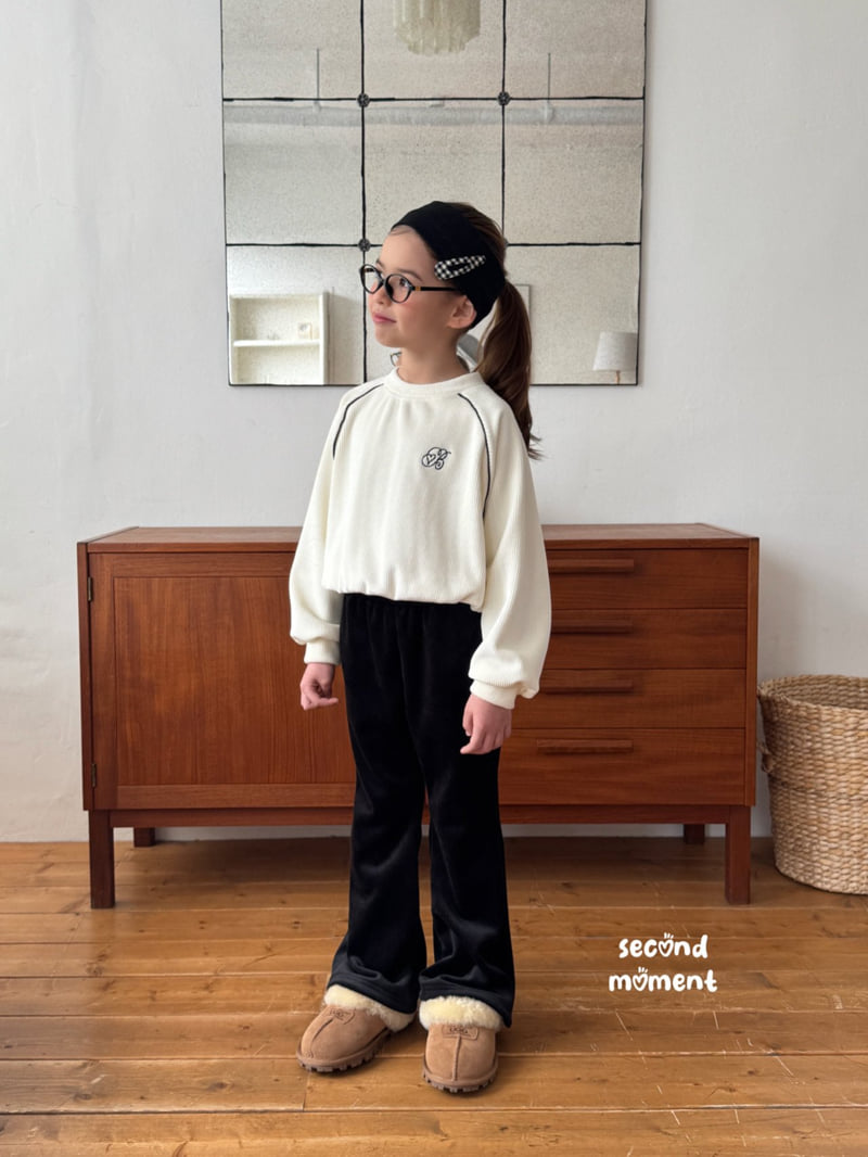 Second Moment - Korean Children Fashion - #discoveringself - Heart Line Sweatshirt - 2