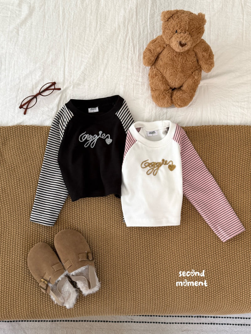 Second Moment - Korean Children Fashion - #discoveringself - Cozy Glitter Tee