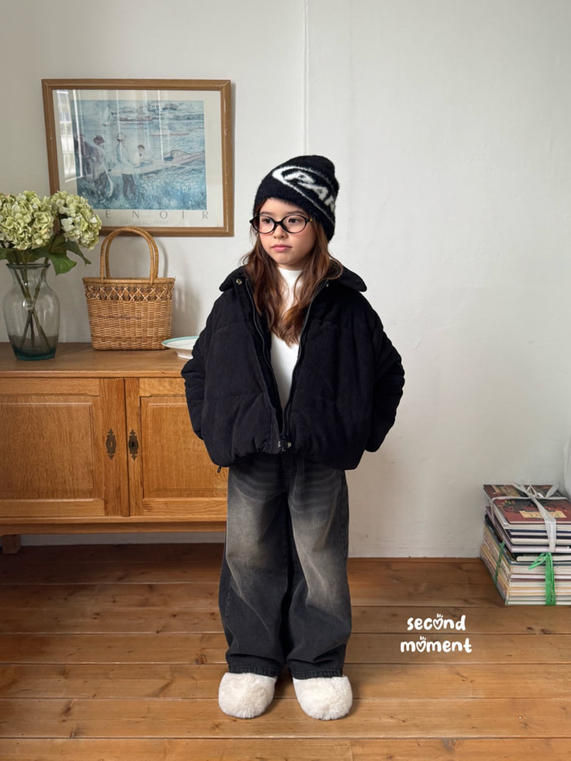 Second Moment - Korean Children Fashion - #fashionkids - Corduroy Mungle Padding - 8