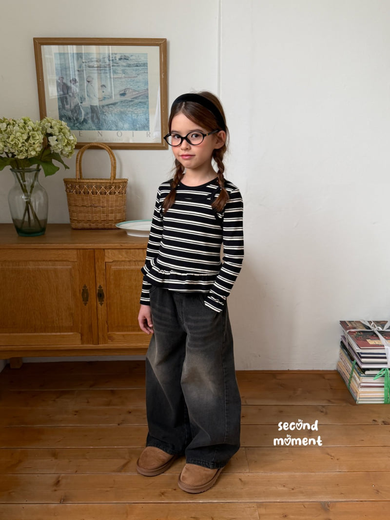 Second Moment - Korean Children Fashion - #fashionkids - Winter Candy Frill Tee - 7
