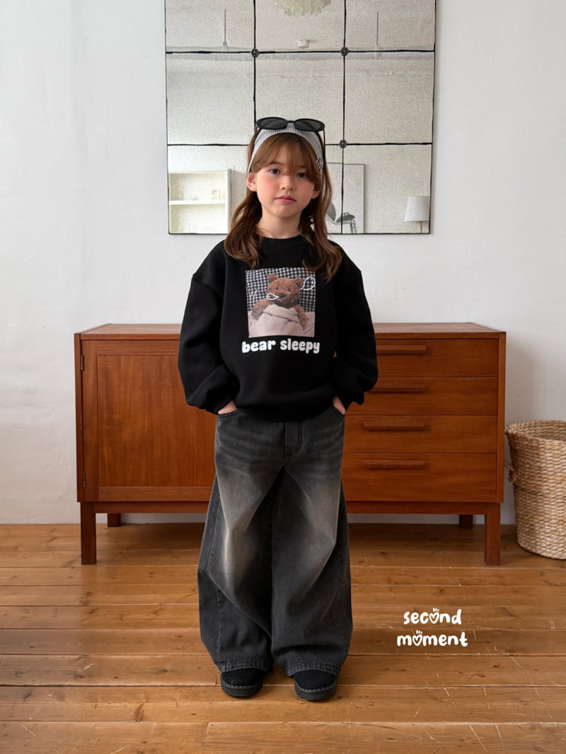 Second Moment - Korean Children Fashion - #discoveringself - Sleepy Bear Sweatshirt - 4