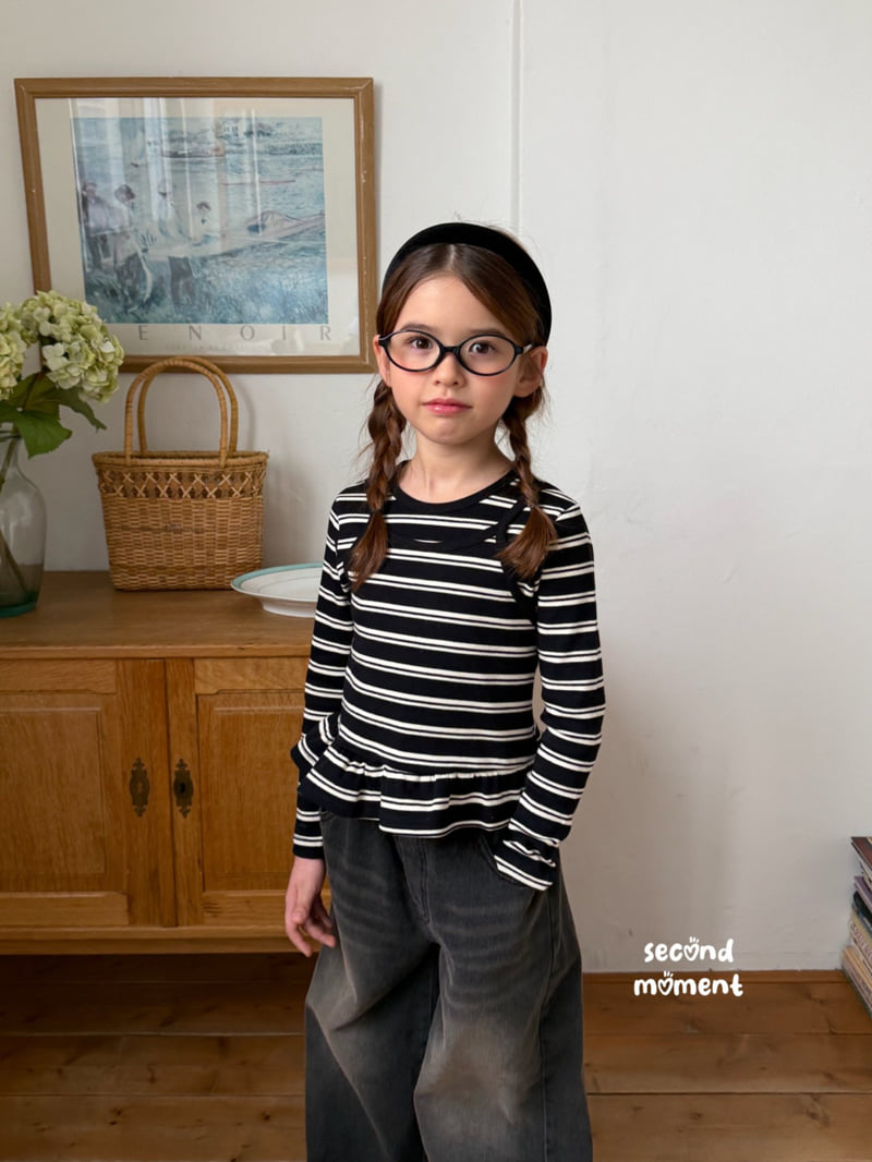 Second Moment - Korean Children Fashion - #kidsshorts - Winter Candy Frill Tee - 8