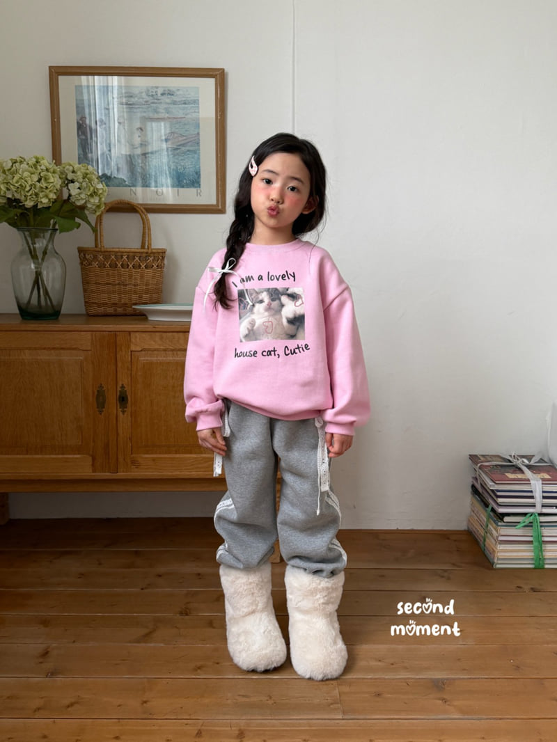 Second Moment - Korean Children Fashion - #fashionkids - Lovely Cat Sweatshirt - 4