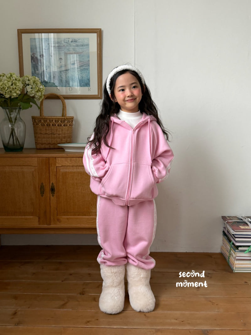 Second Moment - Korean Children Fashion - #kidsshorts - Lovely Hoodie Zip-up - 11