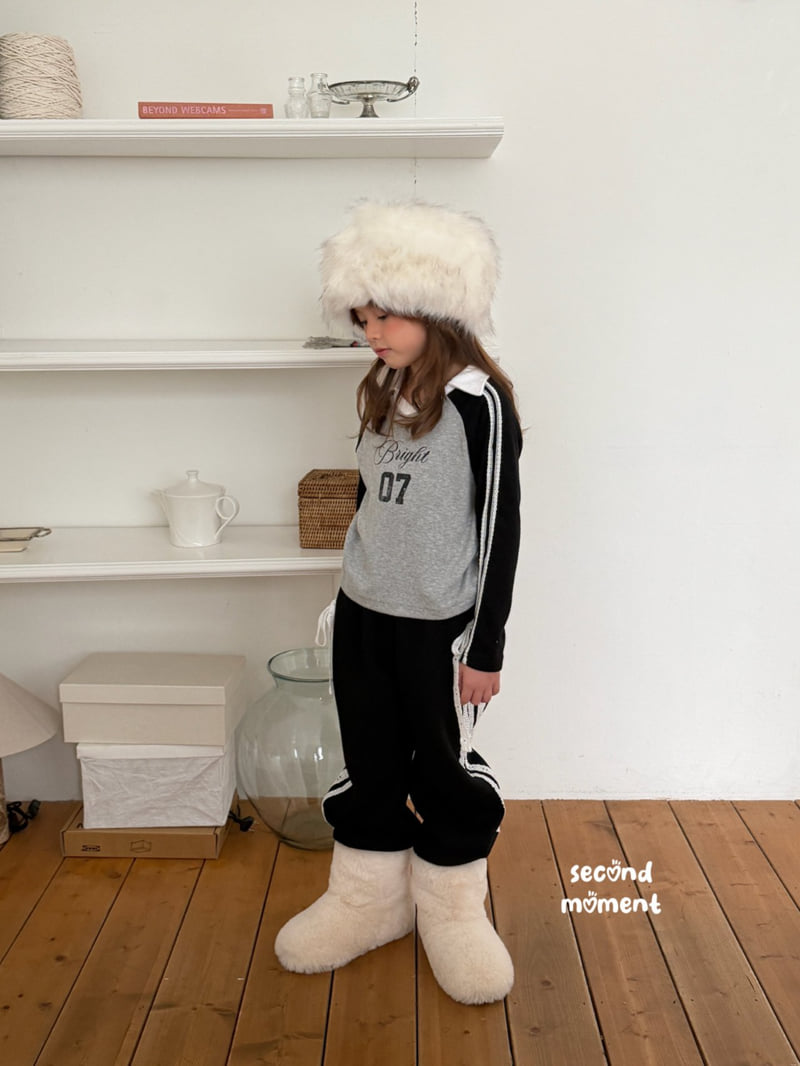 Second Moment - Korean Children Fashion - #kidsshorts - Lace Ribbon Jogger Pants - 9