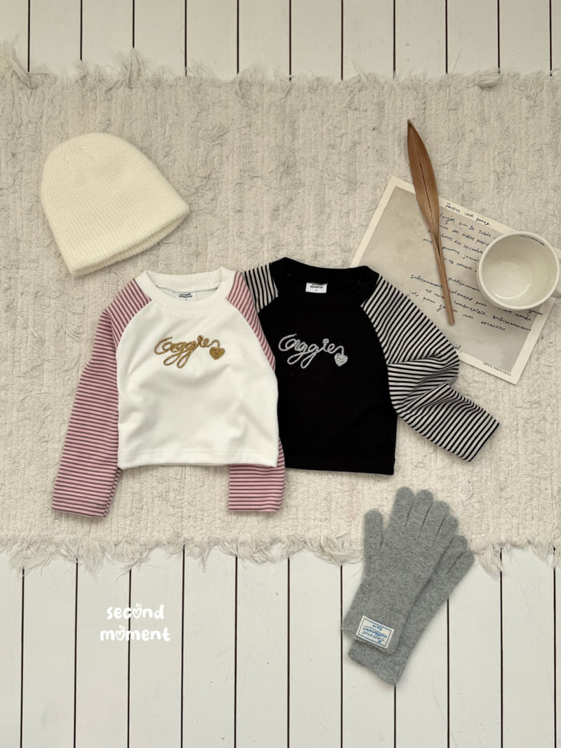 Second Moment - Korean Children Fashion - #kidsshorts - Cozy Glitter Tee - 3