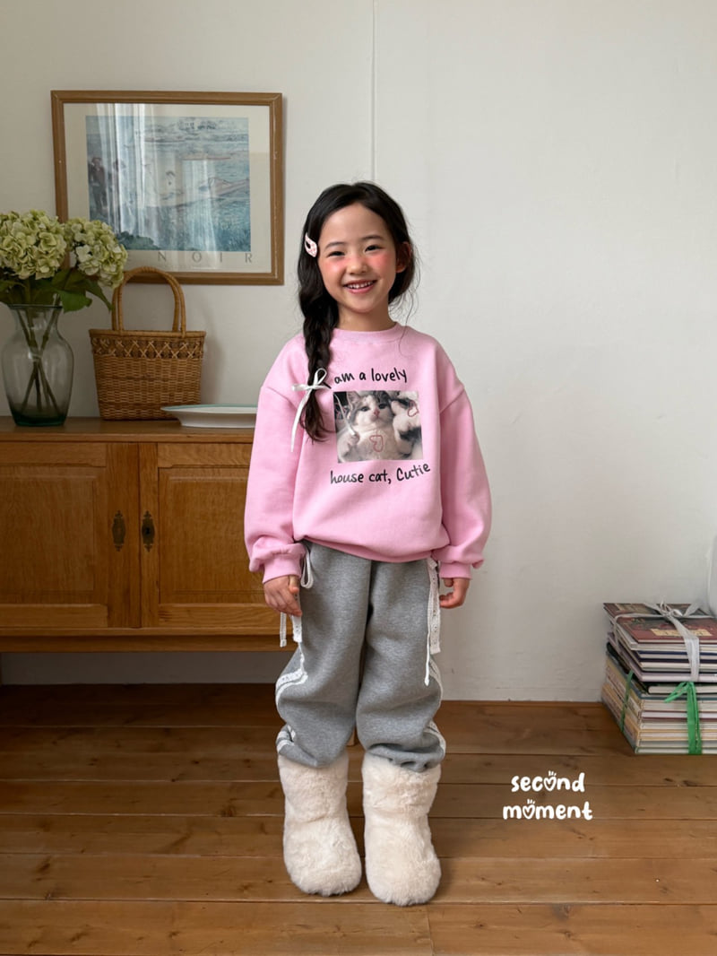 Second Moment - Korean Children Fashion - #kidsstore - Lovely Cat Sweatshirt - 5