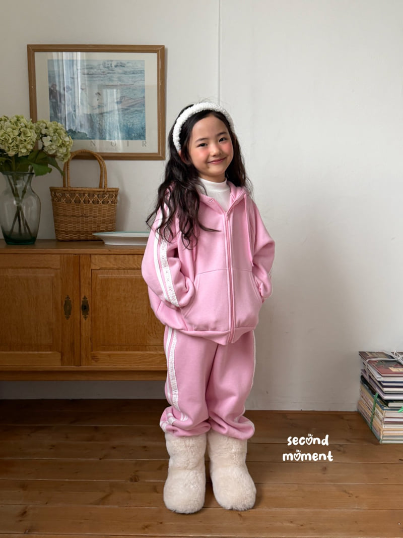 Second Moment - Korean Children Fashion - #kidsstore - Lovely Hoodie Zip-up - 12