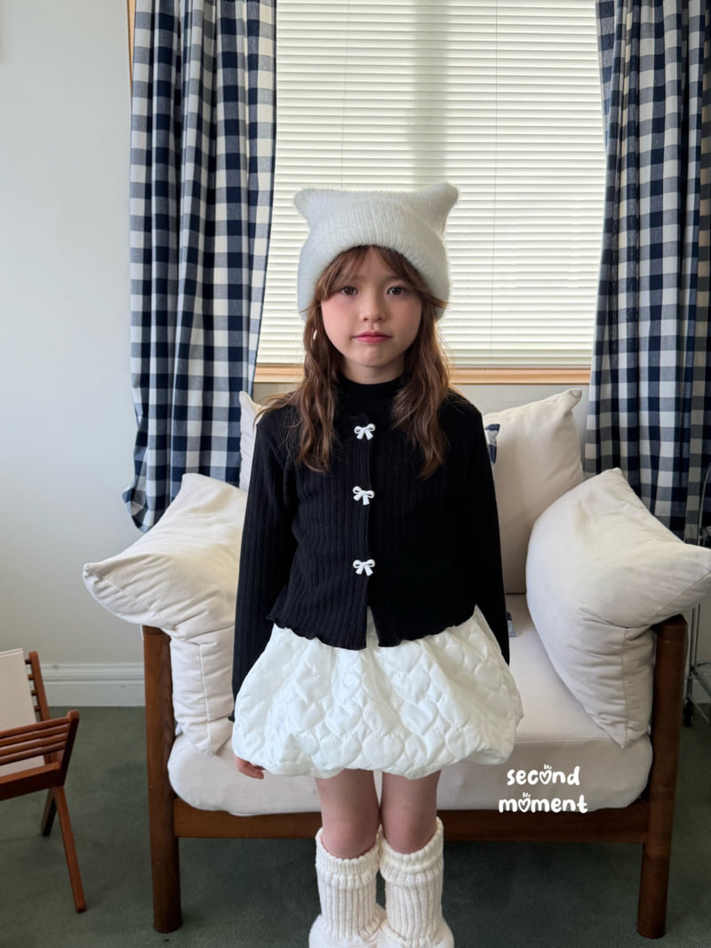 Second Moment - Korean Children Fashion - #kidsstore - Ribbon Rib Cardigan - 11