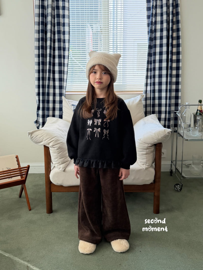 Second Moment - Korean Children Fashion - #kidsstore - Mocha Wide Pants - 8