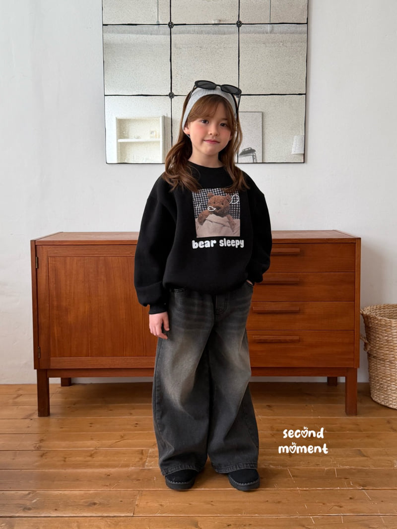 Second Moment - Korean Children Fashion - #kidsstore - Sleepy Bear Sweatshirt - 6