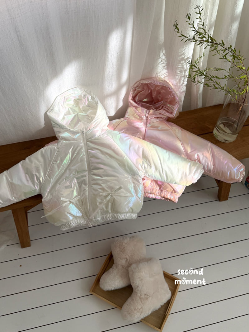 Second Moment - Korean Children Fashion - #kidsstore - Aurora Ribbon Padding - 2