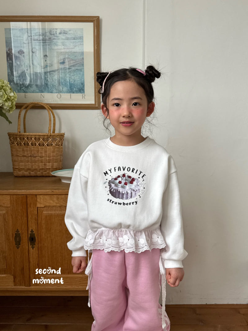 Second Moment - Korean Children Fashion - #kidzfashiontrend - Cake Lace Sweatshirt - 12