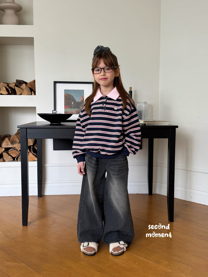Second Moment - Korean Children Fashion - #kidzfashiontrend - Moment Collar Sweatshirt - 5