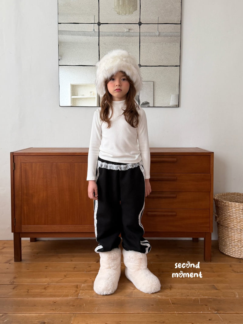 Second Moment - Korean Children Fashion - #kidsstore - Frill Line Pants - 4