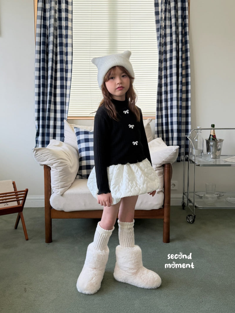 Second Moment - Korean Children Fashion - #kidzfashiontrend - Ribbon Rib Cardigan - 12