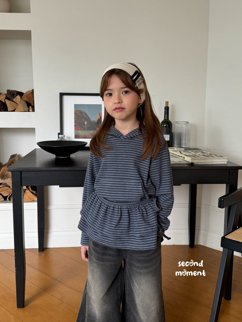 Second Moment - Korean Children Fashion - #kidzfashiontrend - Frill Wrap Set Hoodie - 7