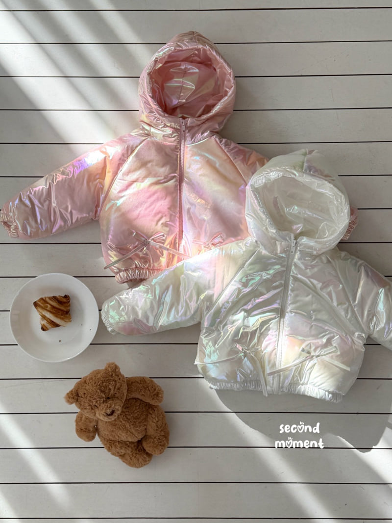 Second Moment - Korean Children Fashion - #kidzfashiontrend - Aurora Ribbon Padding - 3