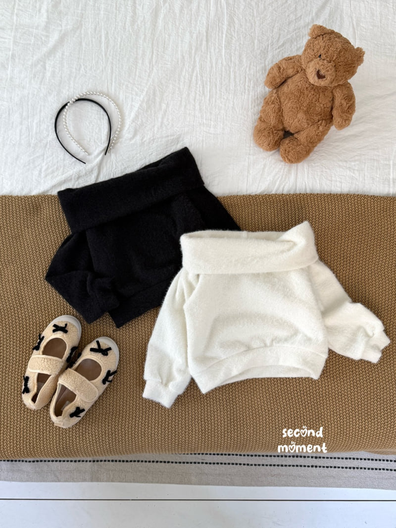 Second Moment - Korean Children Fashion - #littlefashionista - Fold Off Knit