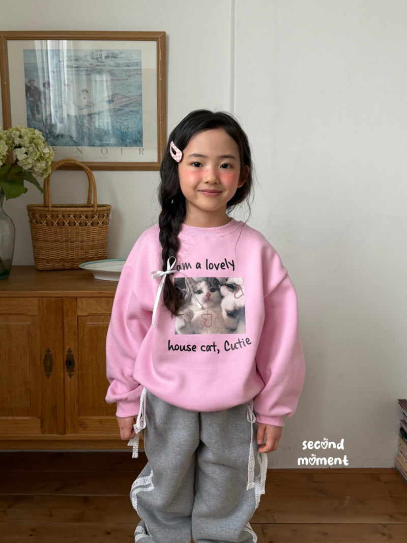 Second Moment - Korean Children Fashion - #littlefashionista - Lovely Cat Sweatshirt - 8