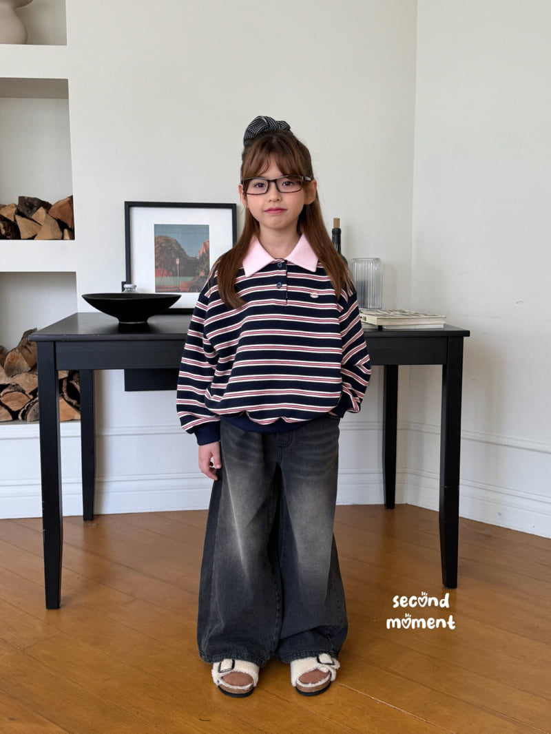 Second Moment - Korean Children Fashion - #littlefashionista - Moment Collar Sweatshirt - 7